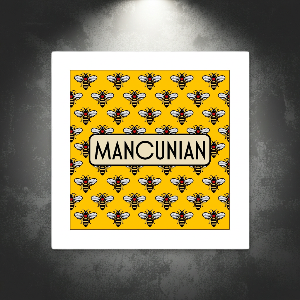 MANCUNIAN BEE PRINT