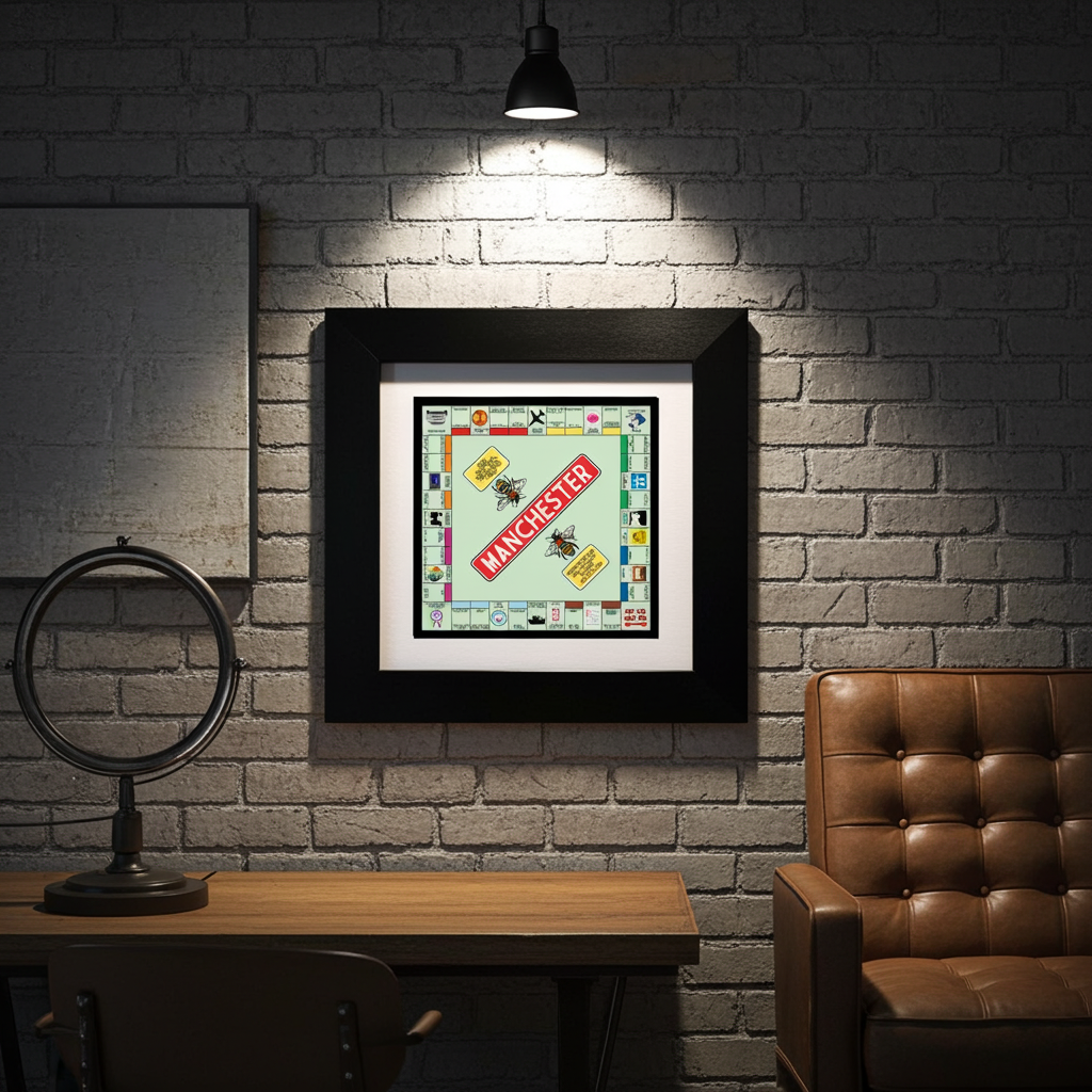 Manchester Framed Print | Manchester Music & City Artwork