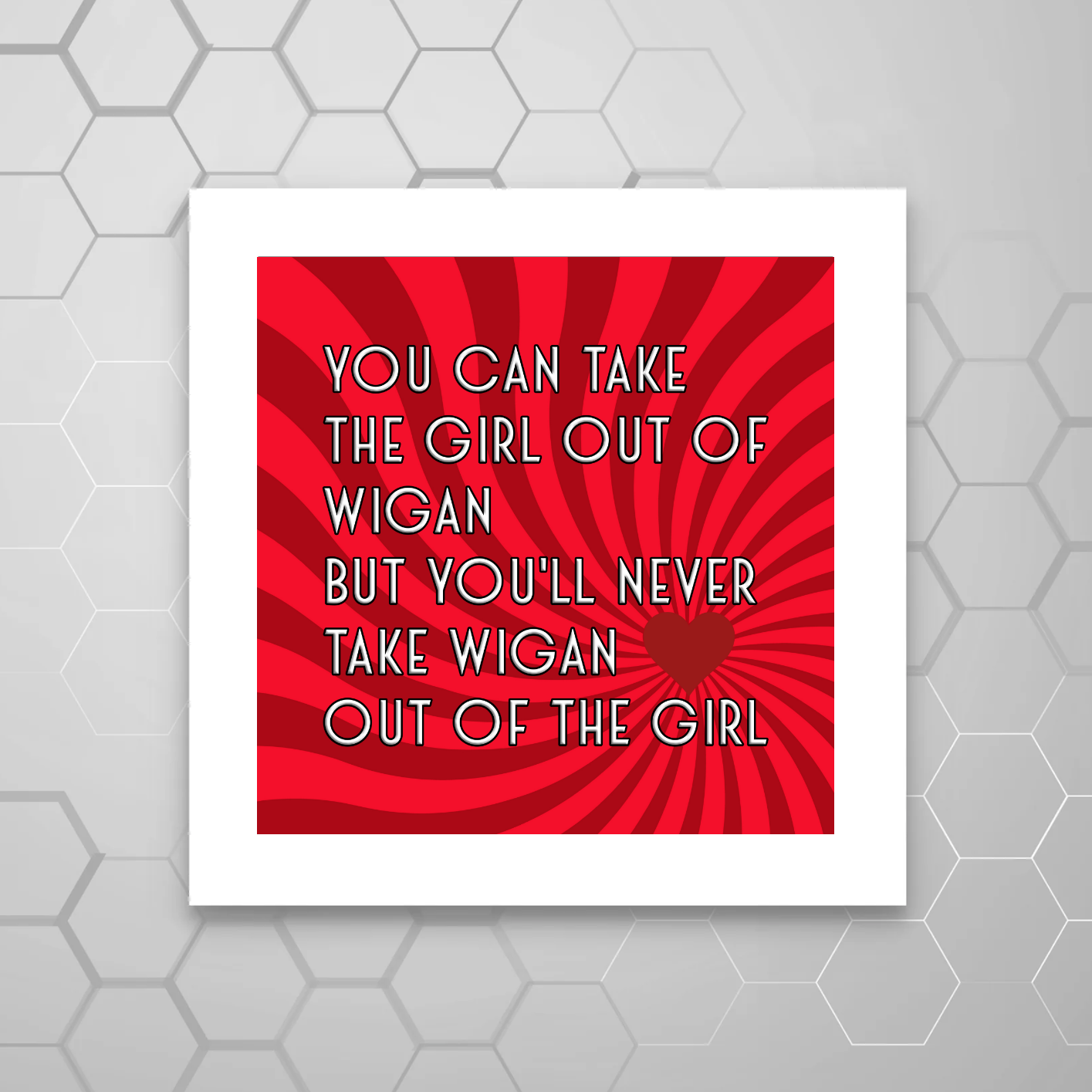 WIGAN GIRL PRINT