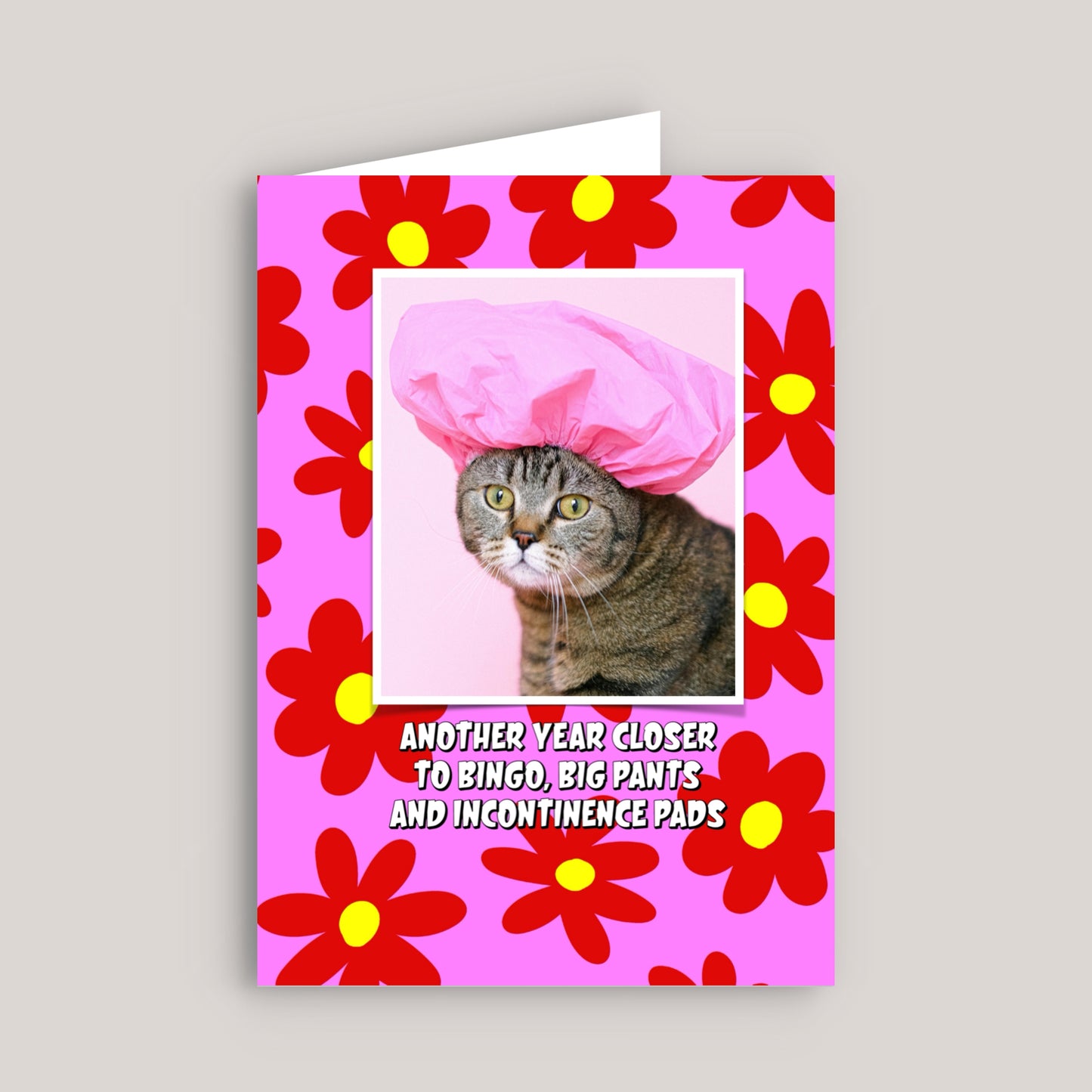BINGO AND BIG PANTS GREETINGS CARD