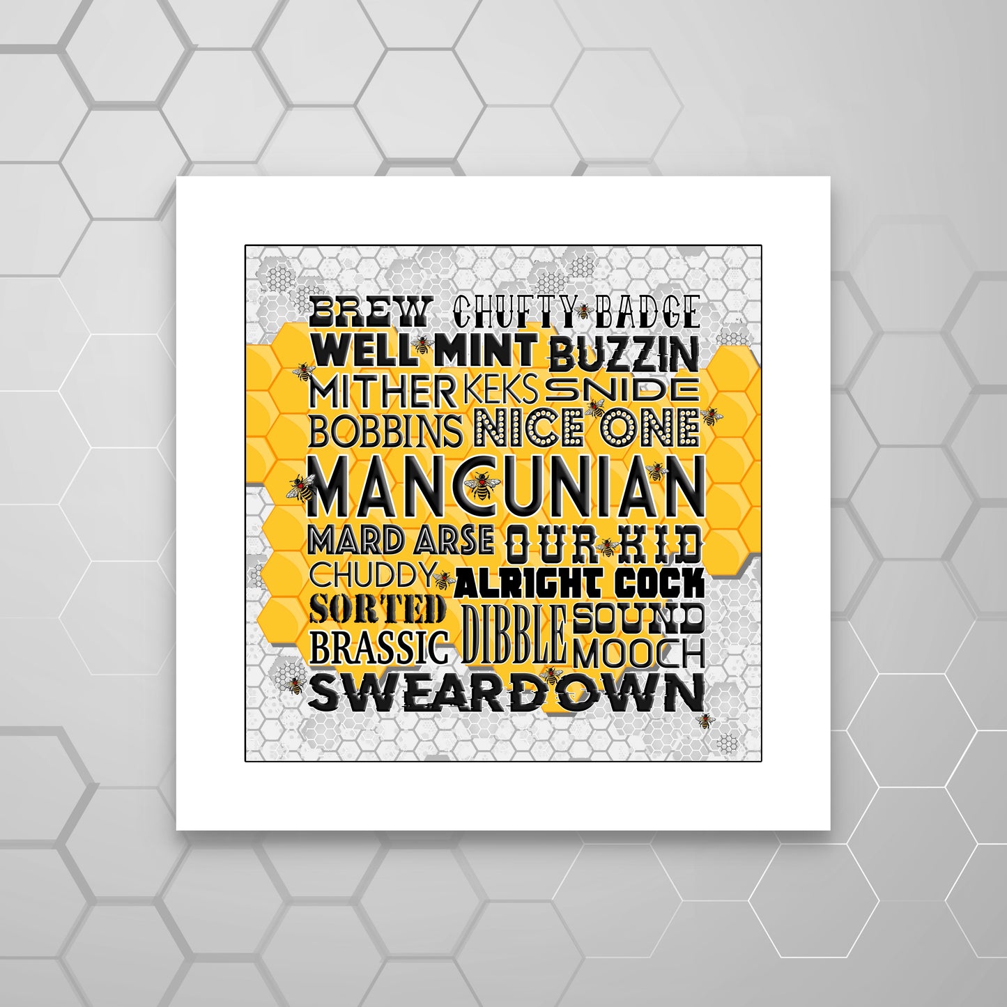 MANCUNIAN SLANG PRINT