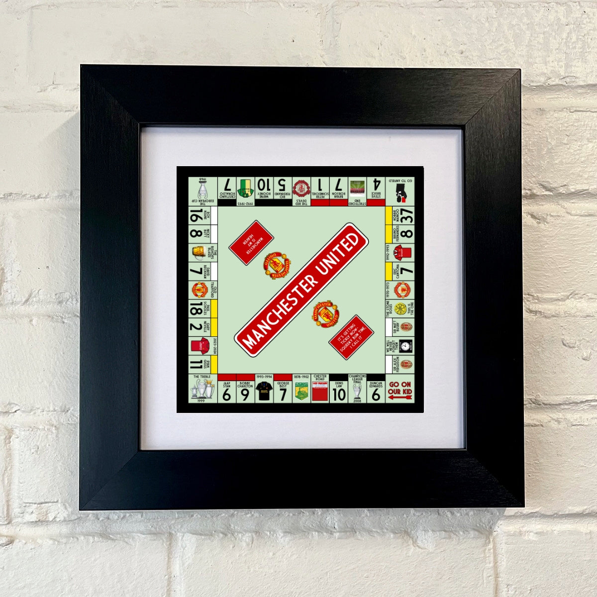 MANCHESTER UNITED FC FRAMED PRINT