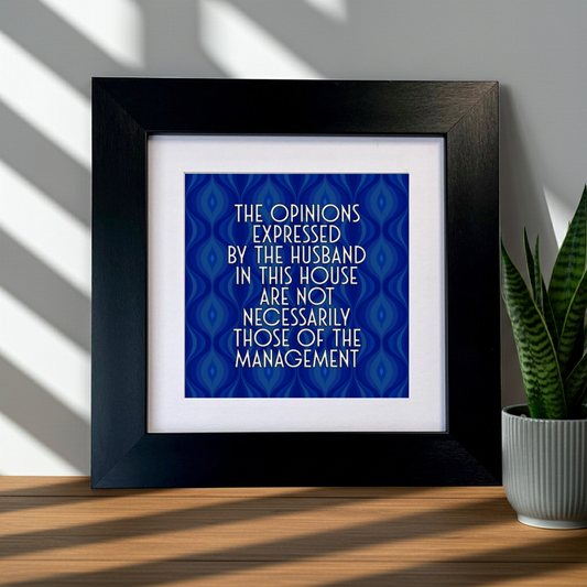 THE MANAGEMENT FRAMED PRINT