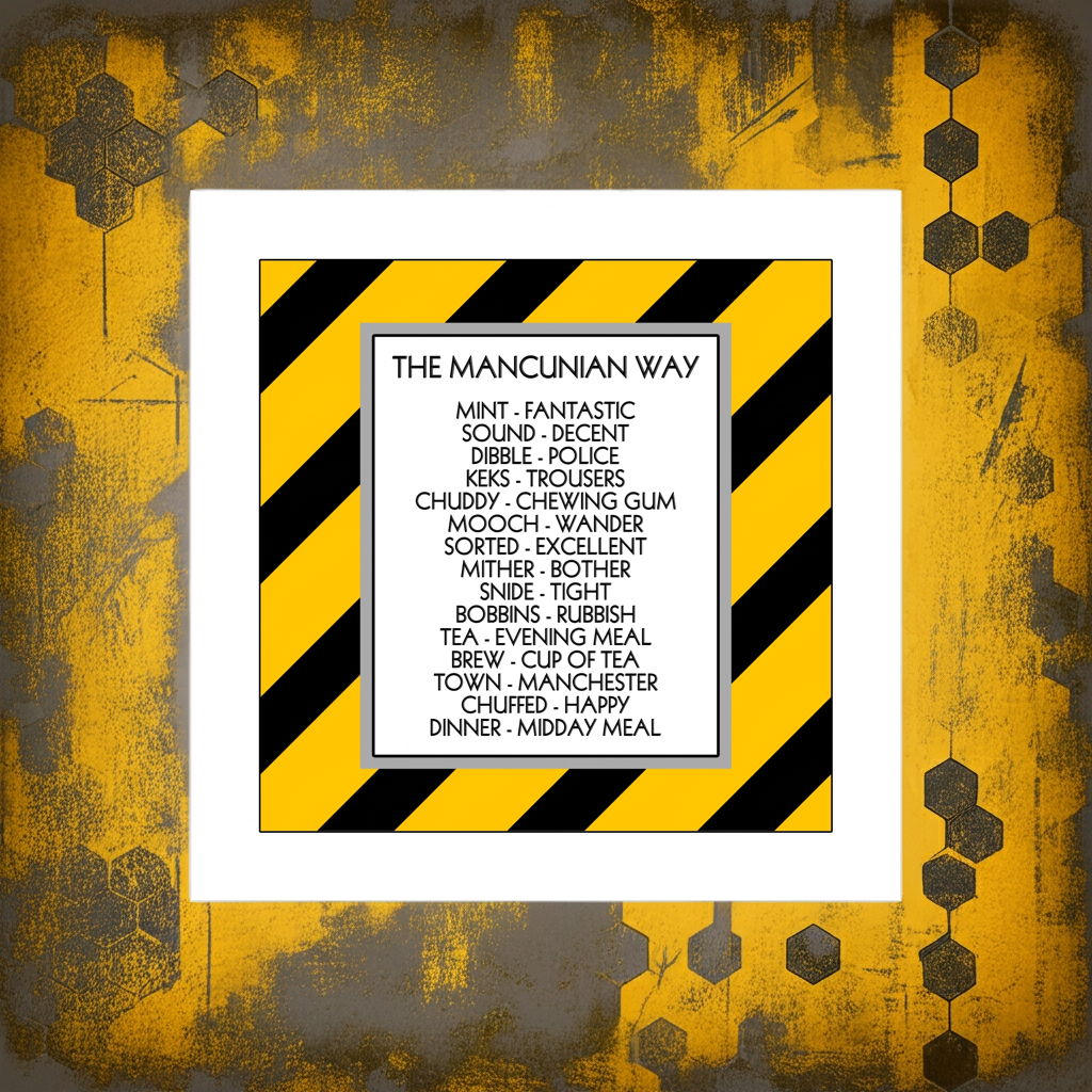 MANCUNIAN WAY PRINT