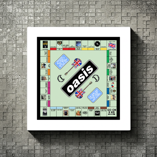 Oasis Inspired Manchester Art Print