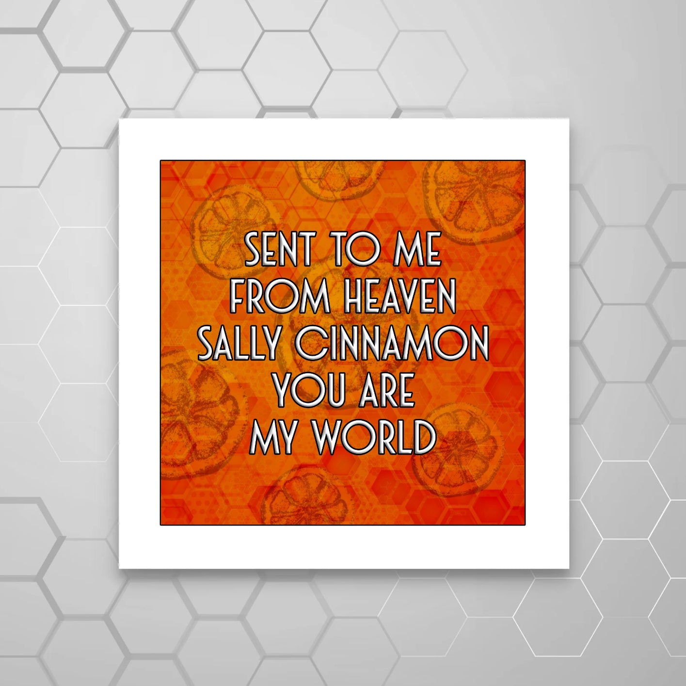SALLY CINNAMON PRINT