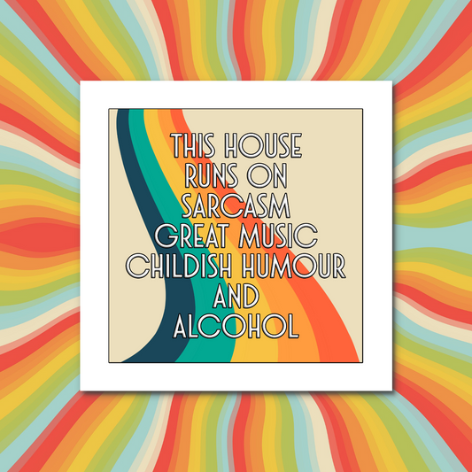 THIS HOUSE PRINT