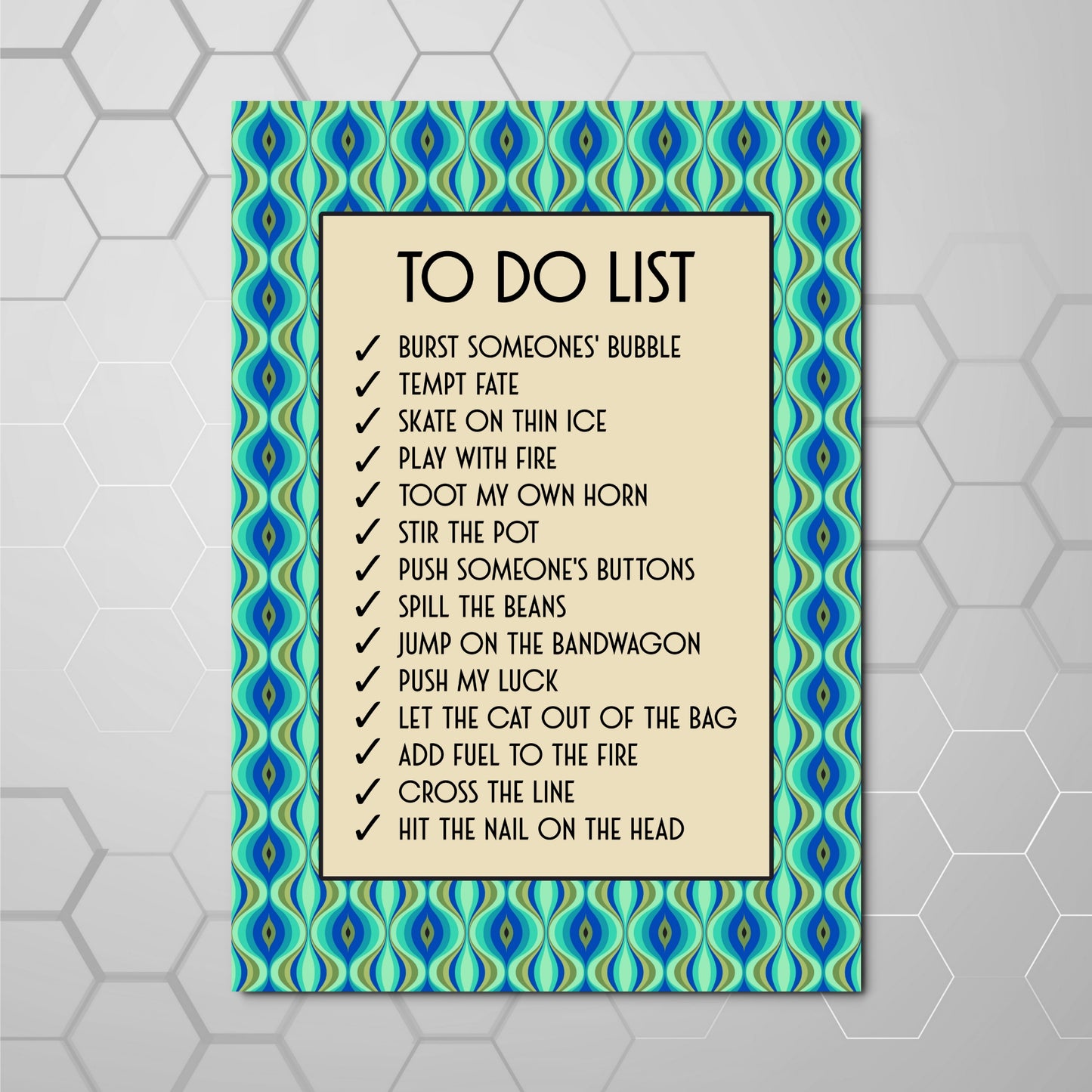 TO DO LIST A4 PRINT