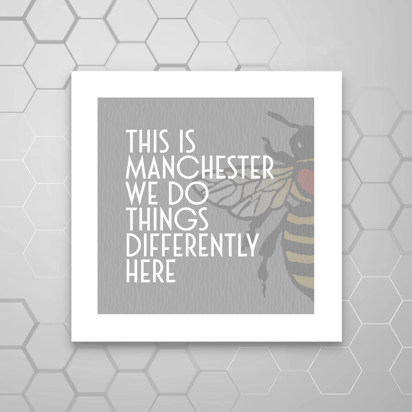 WE DO THINGS DIFFERENTLY HERE PRINT