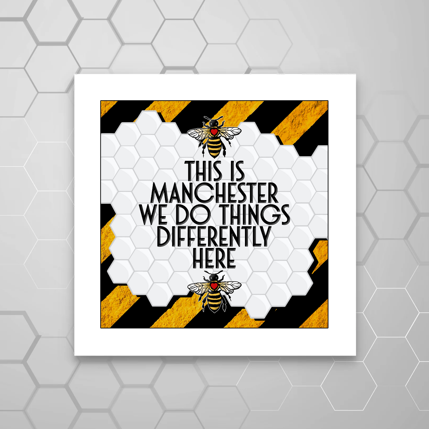 WE DO THINGS DIFFERENTLY HERE PRINT