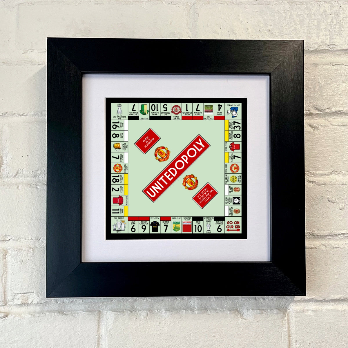 MANCHESTER UNITED FRAMED PRINT
