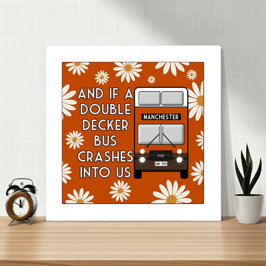 DOUBLE DECKER BUS PRINT