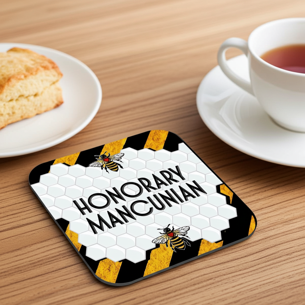 HONONARY MANCUNIAN COASTER