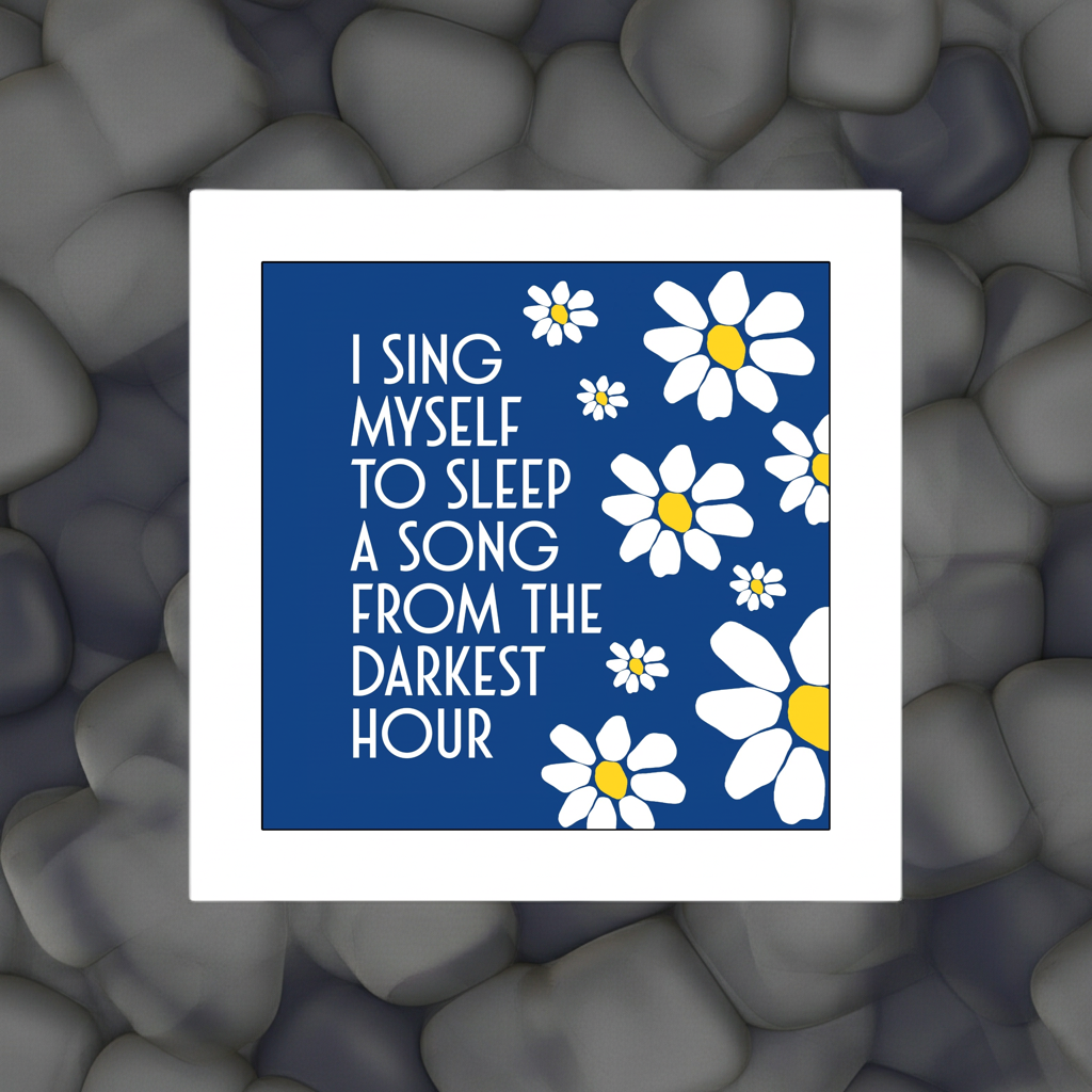 SIT DOWN LYRICS PRINT