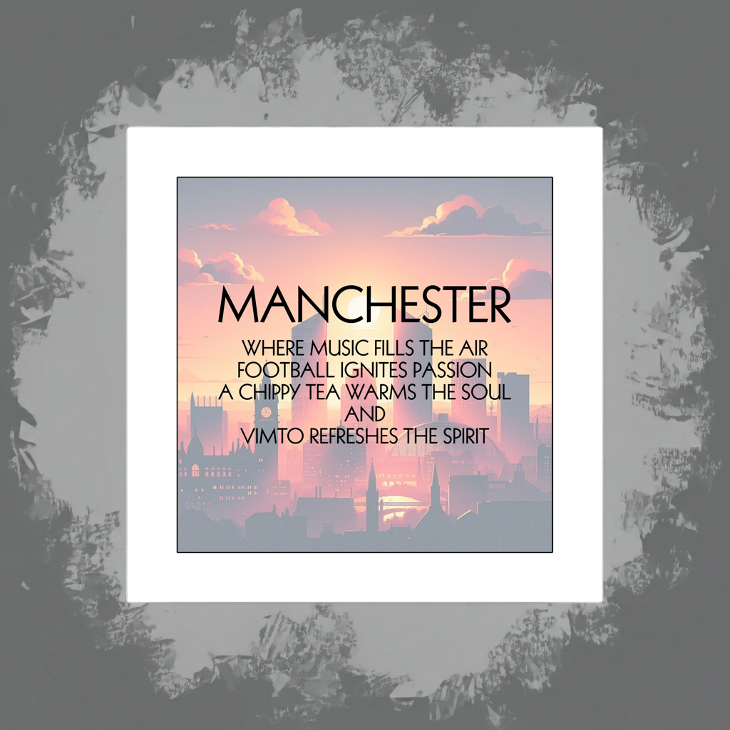 MANCHESTER QUOTE PRINT