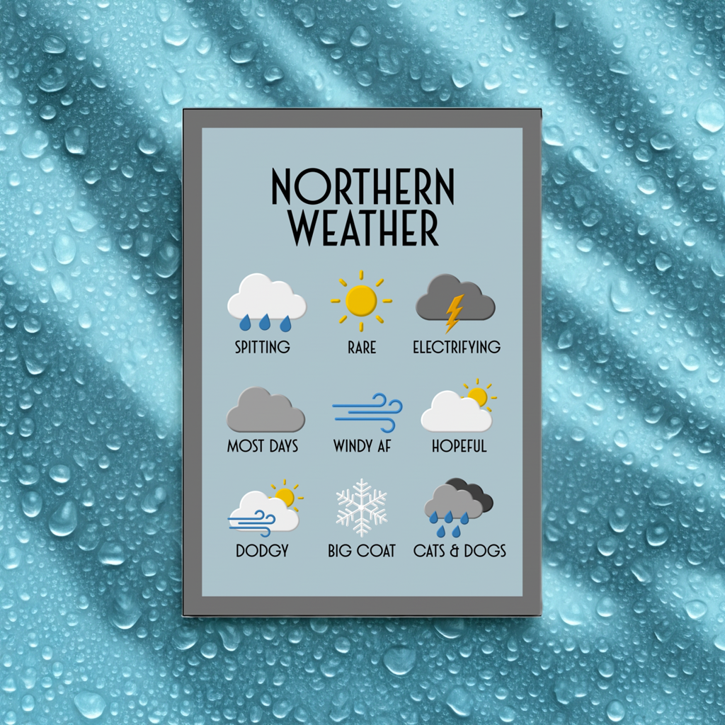 NORTHERN WEATHER A4 PRINT