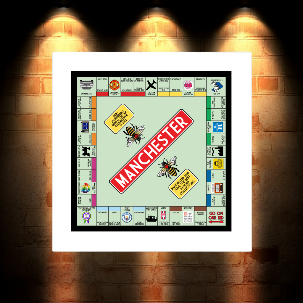 Manchester Wall Art | Unique Manchester Gift