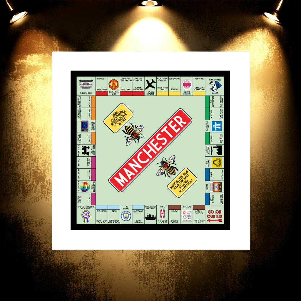 Manchester Wall Art | Unique Manchester Gift