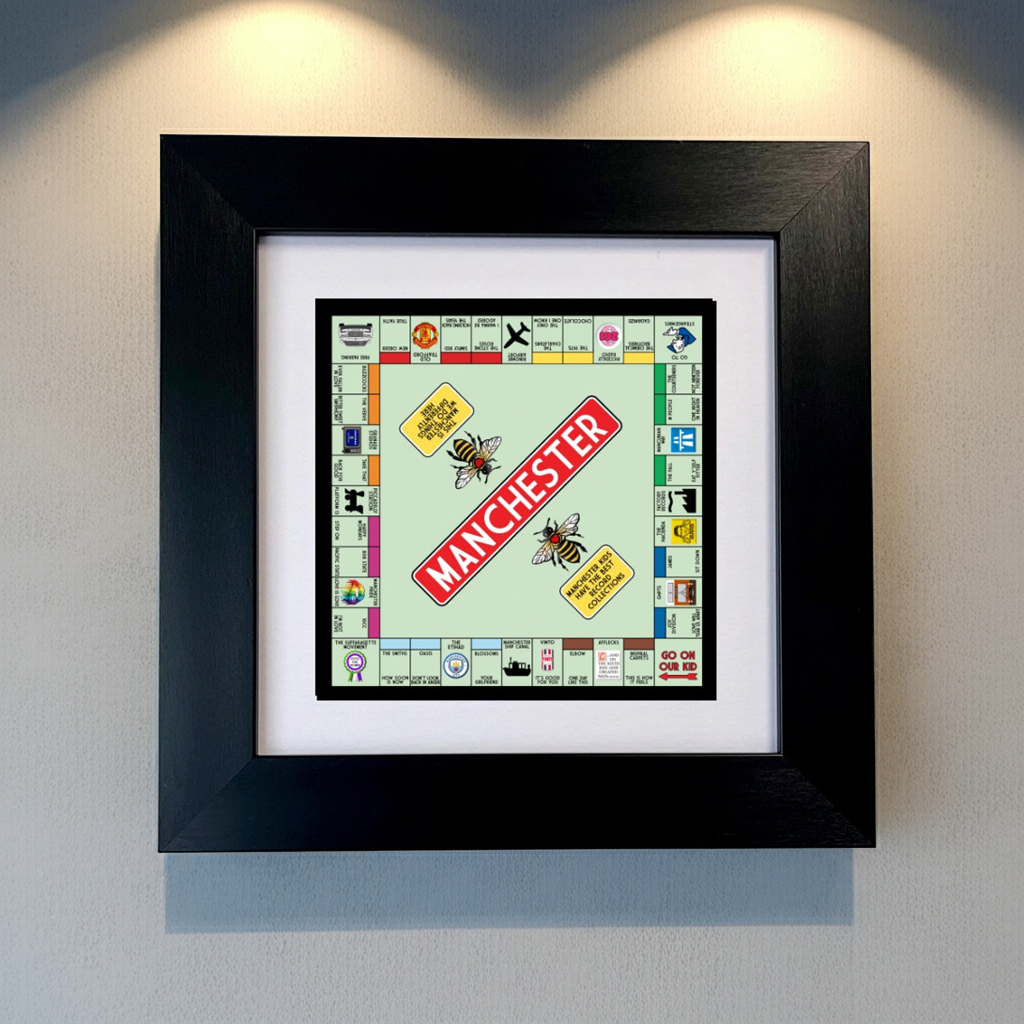 Manchester Framed Print | Manchester Music & City Artwork