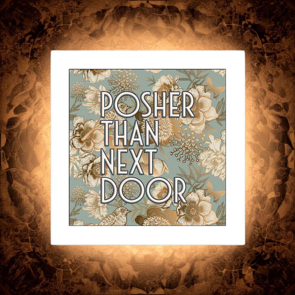 POSHER THAN NEXT DOOR  PRINT