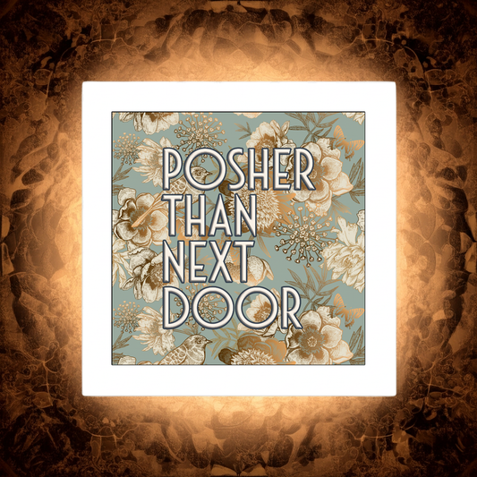 POSHER THAN NEXT DOOR  PRINT