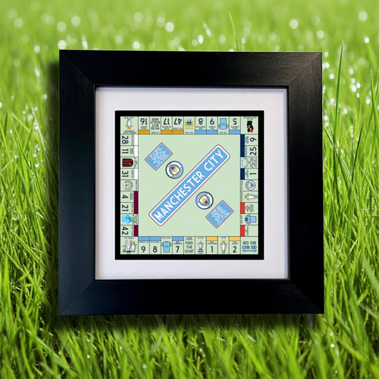 MANCHESTER CITY FRAMED PRINT