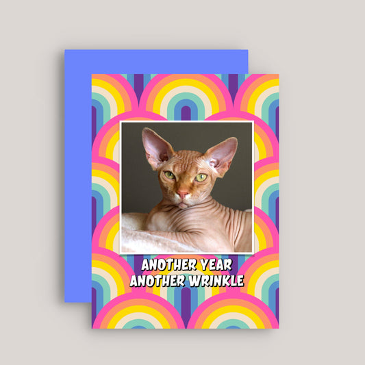 ANOTHER YEAR ANOTHER WRINKLE GREETINGS CARD