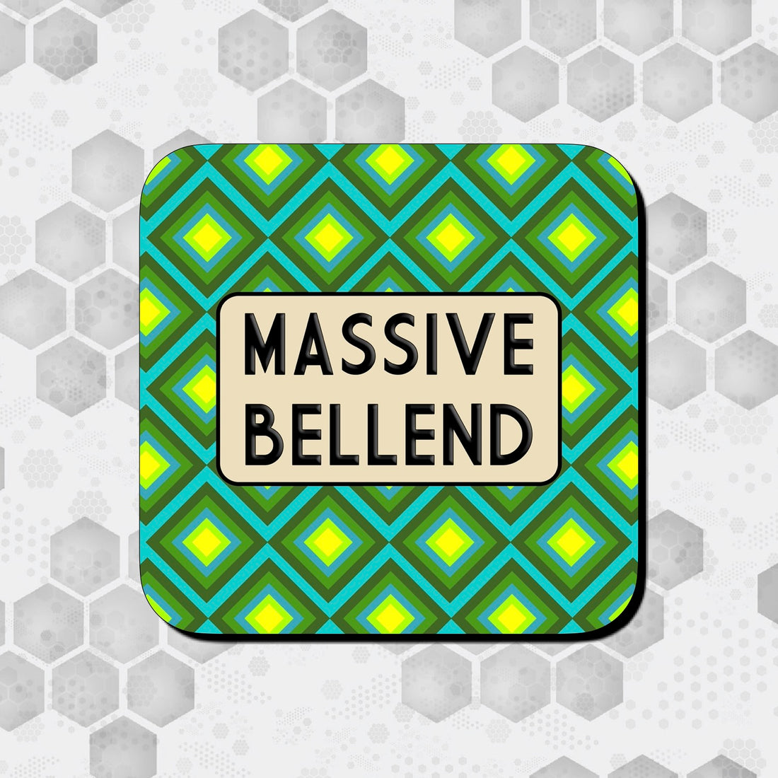 Massive Bellend Coaster | Funny Rude Gift UK – SU MACE