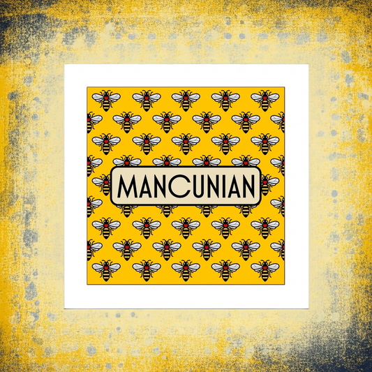 MANCUNIAN BEE PRINT