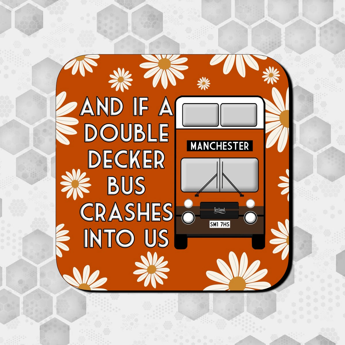 THE SMITHS DOUBLE DECKER BUS COASTER