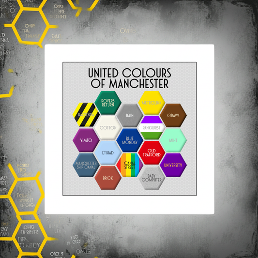 UNITED COLOURS OF MANCHESTER PRINT