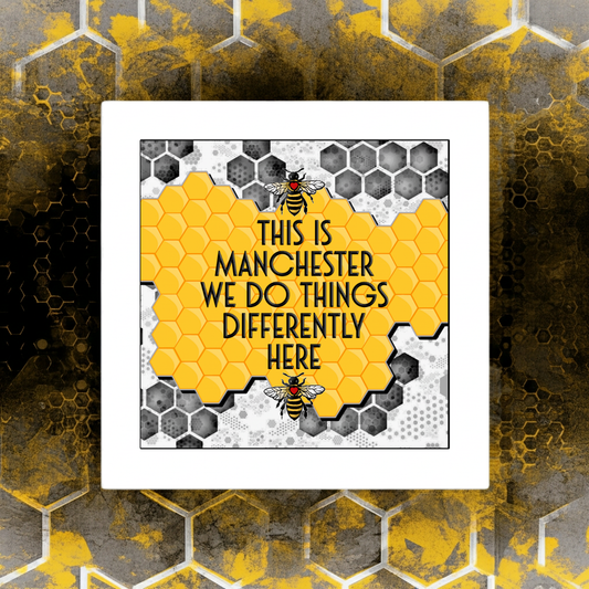 WE DO THINGS DIFFERENTLY HERE PRINT