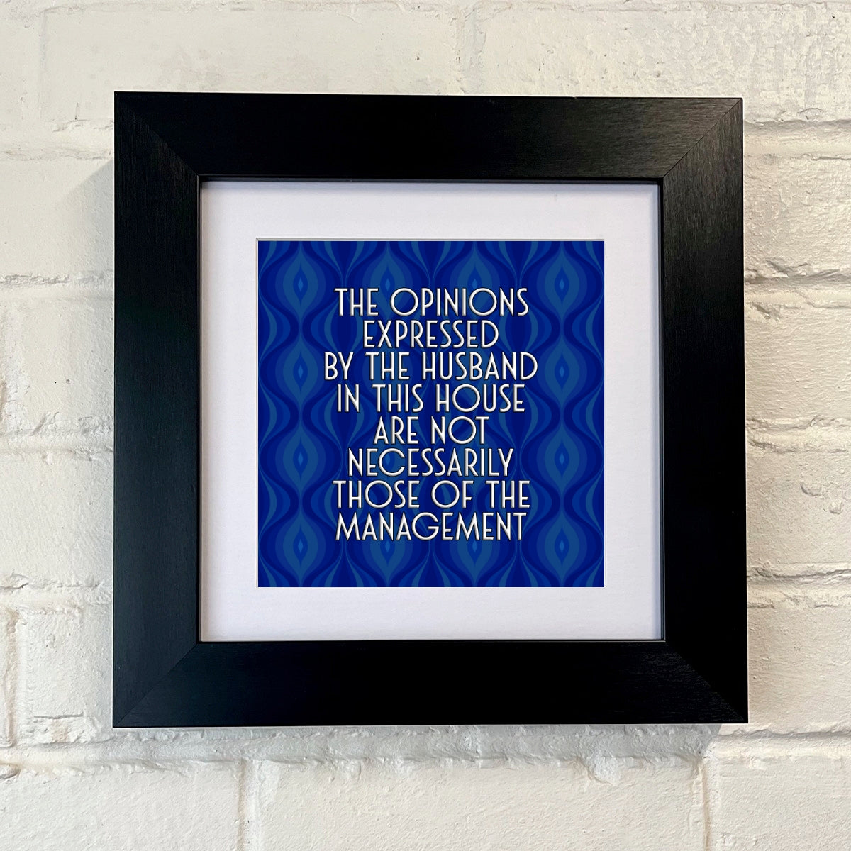 THE MANAGEMENT  FRAMED PRINT