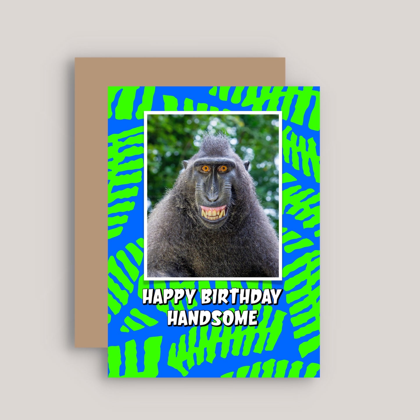 HAPPY BIRTHDAY HANDSOME GREETINGS CARD