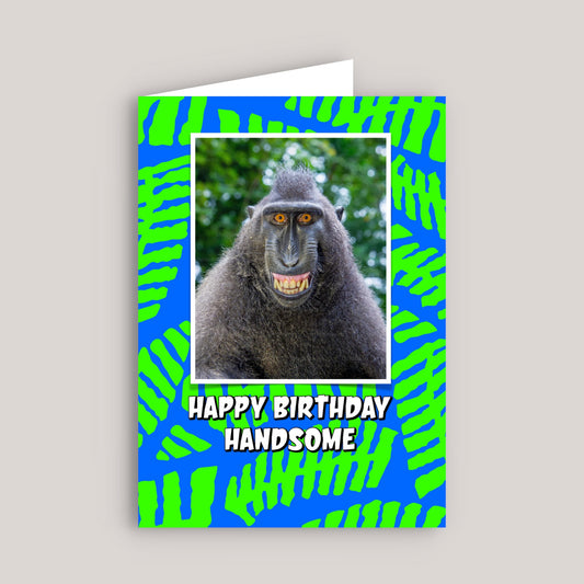 HAPPY BIRTHDAY HANDSOME GREETINGS CARD