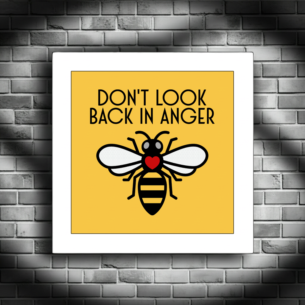 DON'T LOOK BACK IN ANGER PRINT