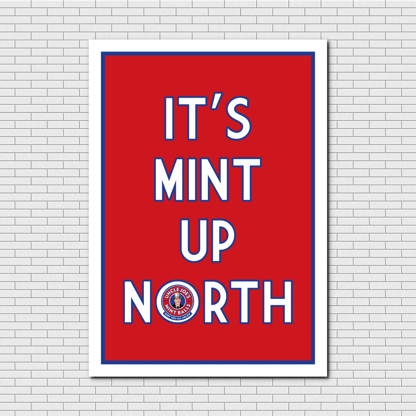 IT'S MINT UP NORTH A4 PRINT