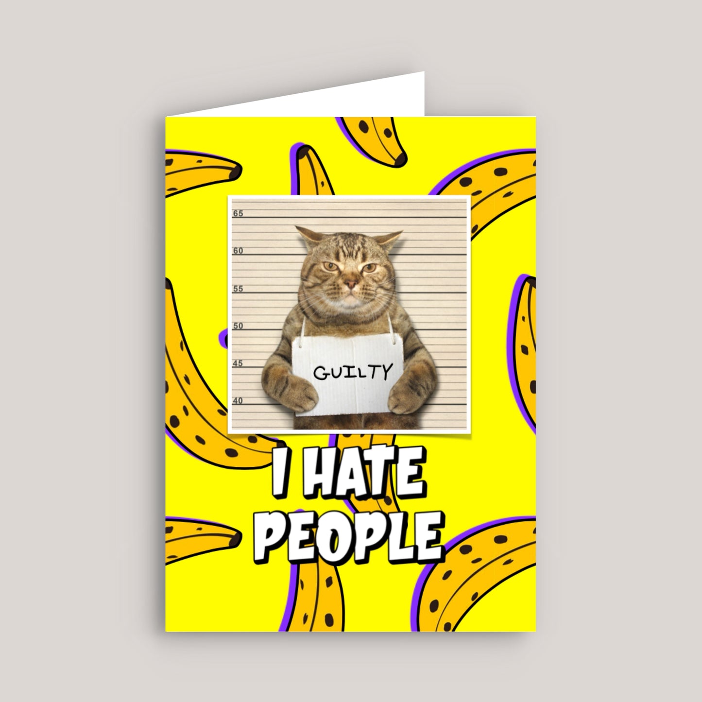 I HATE PEOPLE GREETINGS CARD