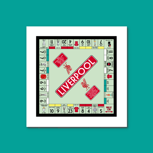 Liverpool Inspired Football Art Print