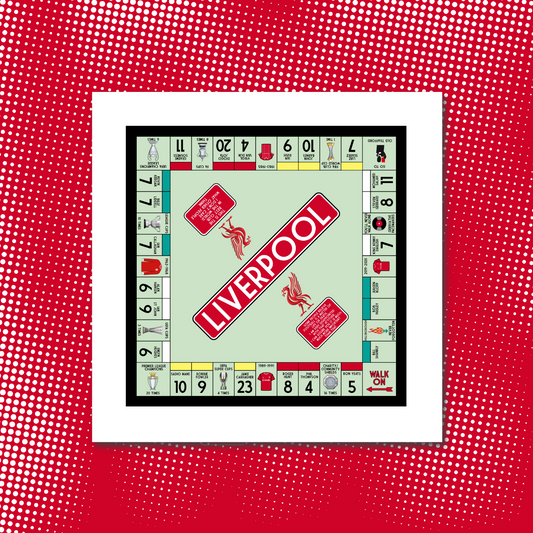 Liverpool Inspired Football Art Print