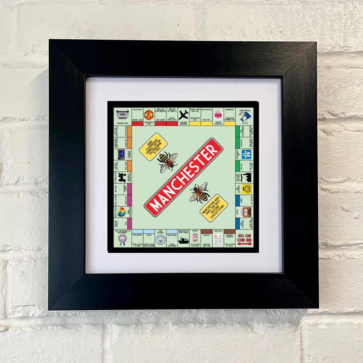 Manchester Framed Print | Manchester Music & City Artwork