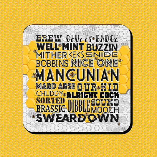 MANCUNIAN SLANG COASTER