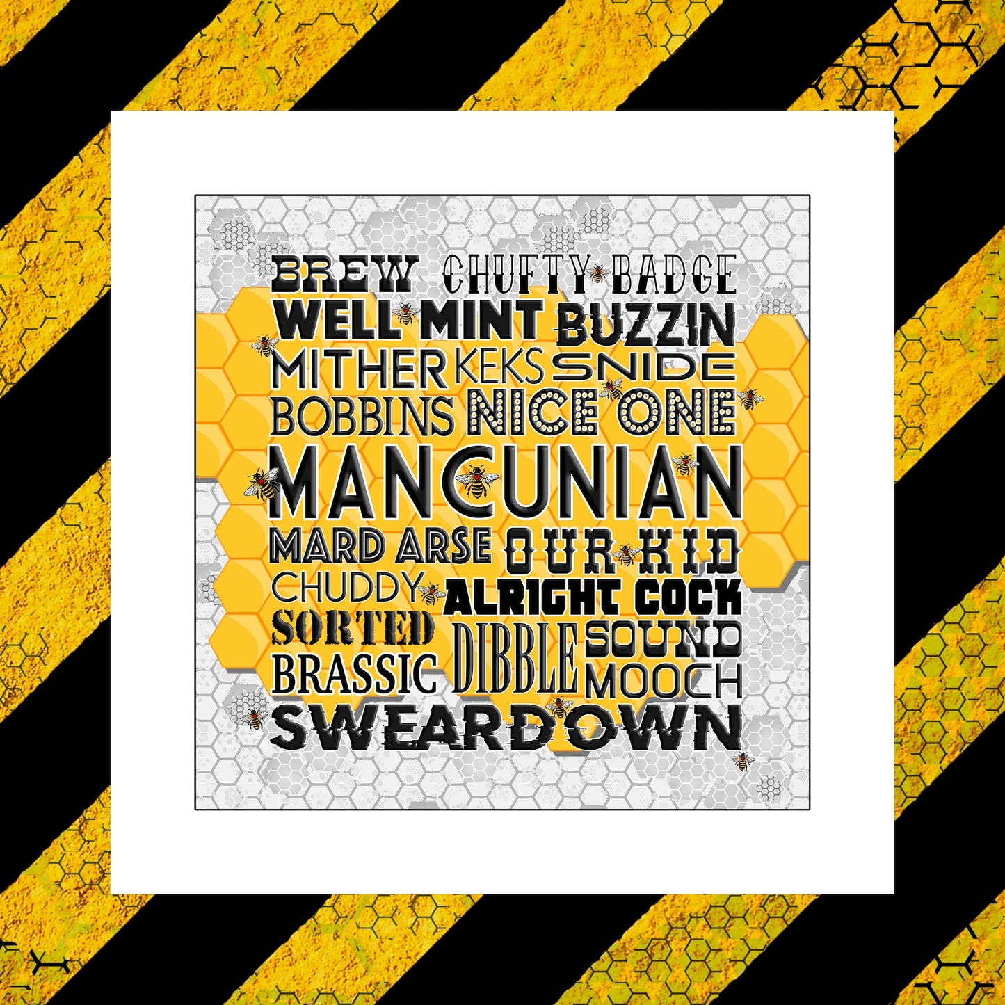 MANCUNIAN SLANG PRINT