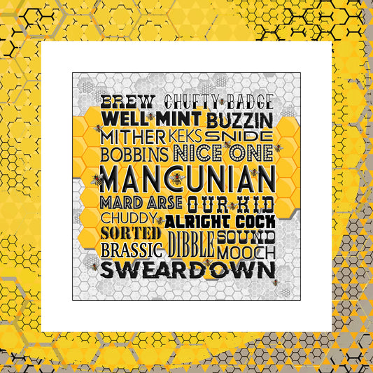 MANCUNIAN SLANG PRINT
