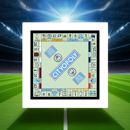 MANCHESTER CITY FC MONOPOLY PRINT