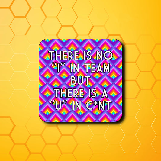 THERE'S NO 'I' IN TEAM COASTER