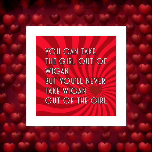 WIGAN GIRL  PRINT