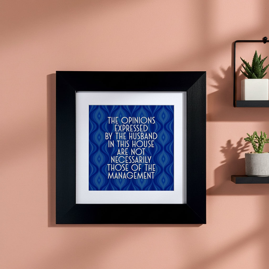 THE MANAGEMENT  FRAMED PRINT