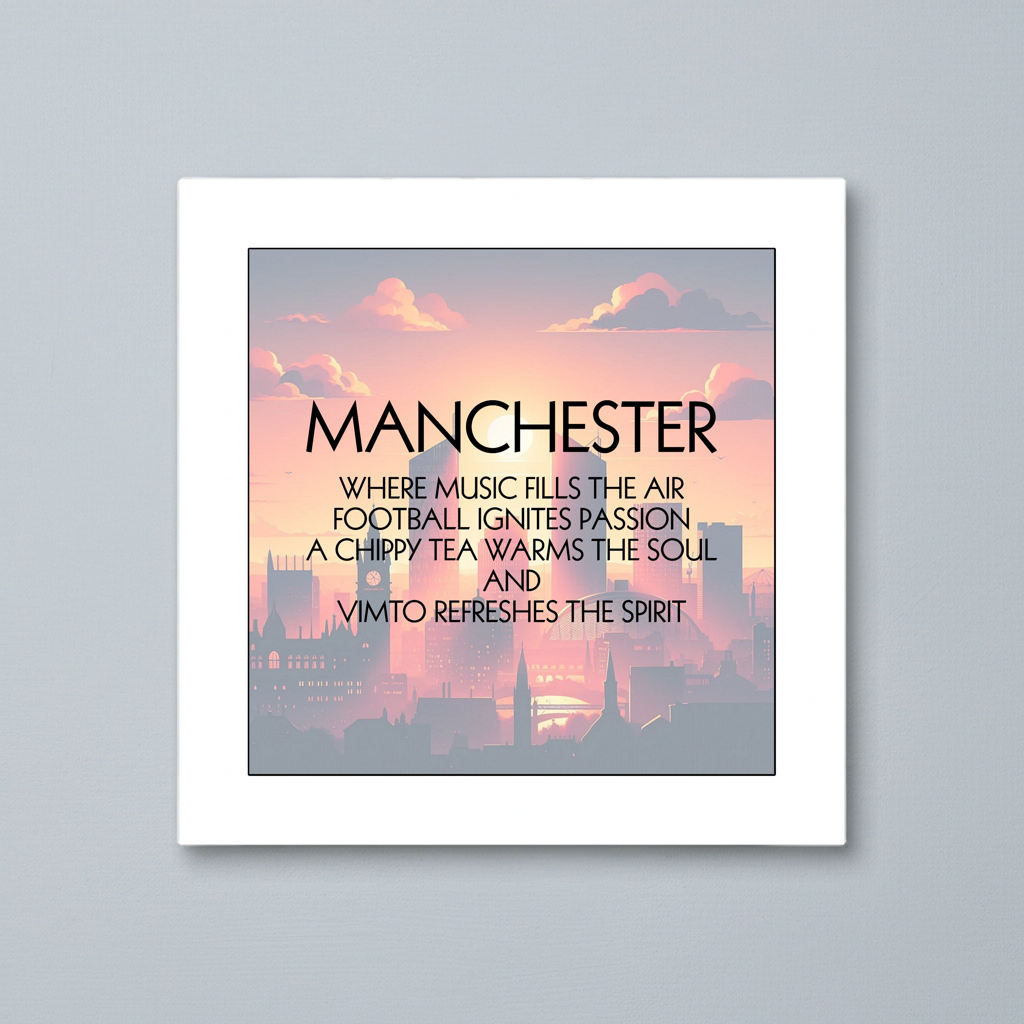 MANCHESTER QUOTE PRINT