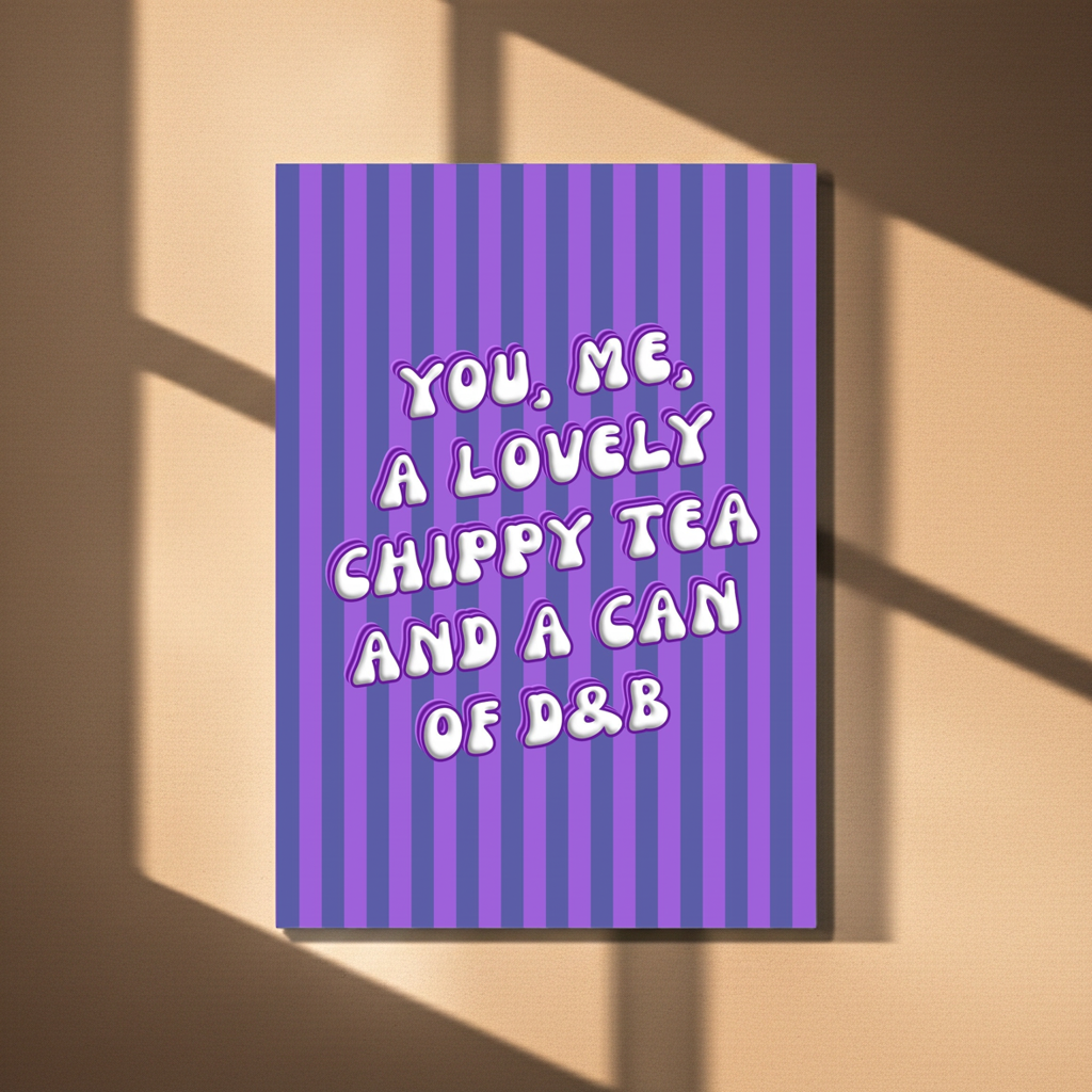 CHIPPY TEA A4 PRINT